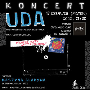 MegaTotal.pl zaprasza na koncert zespołu UDA!