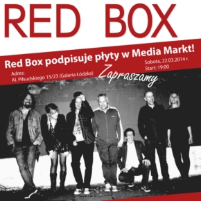 Red Box gra w radiu i podpisuje płyty. Konkurs!